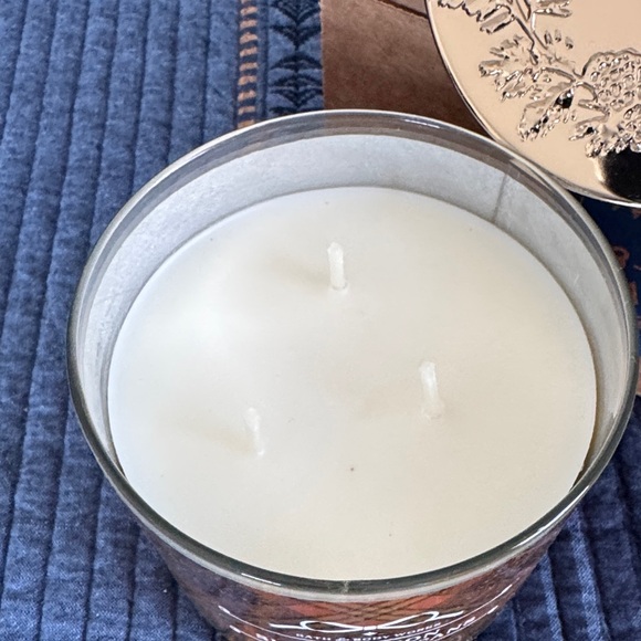 Bath & Body Works Plaid Cinnamon Sugared Pecans Scented 3 Wick Candle - Picture 4 of 7